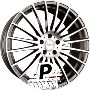 AXXION AX5 EXCESS Daytonagrau Hochglanz Poliert (DGP plus) 8.50 x 19 ET 45 5x112