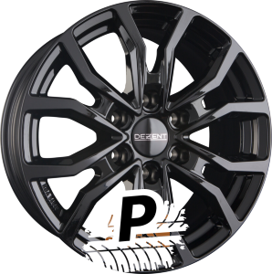 DEZENT KC BLACK - Schwarz 8.50 x 20 ET 30.00 6x139.7