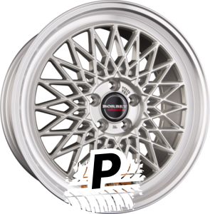 BORBET B Silver Rim Polished 8.00 x 18 ET 30 5x112