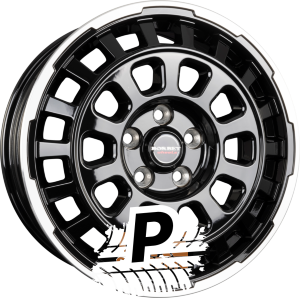 BORBET CW7 Black Rim Polished Glossy 7.50 x 18 ET 53.00 5x118