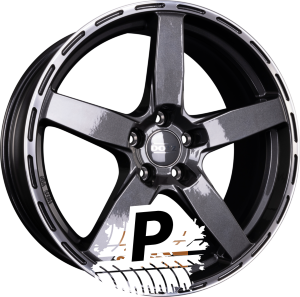 DOTZ MARINABAY DARK - Gunmetal Poliertes Horn 8.00 x 19 ET 45.00 5x108