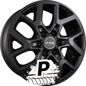 MAK GRAVEL Matt Black 7.50 x 17 ET 50.00 6x139.7