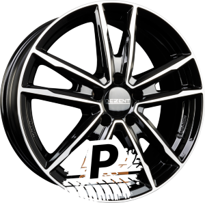 DEZENT KF DARK - Schwarz Frontpoliert 7.50 x 18 ET 40.00 5x114.3