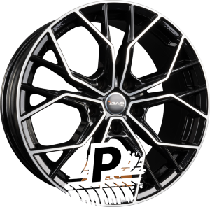 AVUS Racing AC-M10 Black Polished 8.50 x 20 ET 35.00 5x120