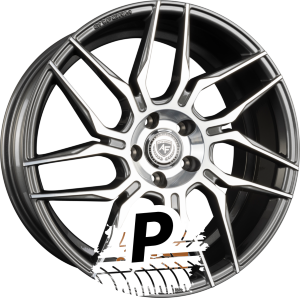 artFORM AF-802 Gunmetal Polished 9.00 x 21 ET 35.00 5x112