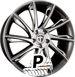 TOMASON TN24 Dark Hyper Black CC + Pol 8.50 x 19 ET 40 5x114.3