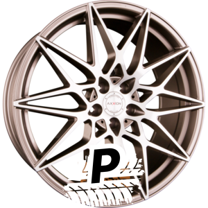AXXION AX9 COMPETITION Platin Grau Hochglanzpoliert (PGP plus) 8.50 x 19 ET 45 5x108