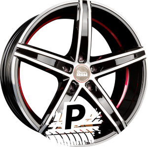 MAM MAM OX-18 Black Front Polish Red Inside (BFPRI) 8.50 x 19 ET 35.00 5x120 MAM MAM OX-18 Black Front Polish Red Inside (BFPRI) 8.50 x 19 ET 35.00 5x120