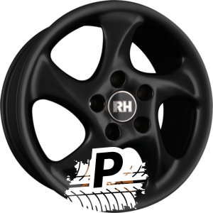 RH ALURAD AH TURBO Racing Schwarz Matt 8.50 x 18 ET 46.00 5x130