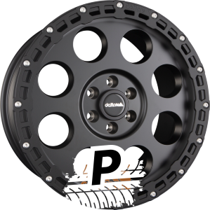 DELTA 4x4 KLASSIK B RUGGED Schwarz Matt 8.50 x 18 ET 50.00 5x130