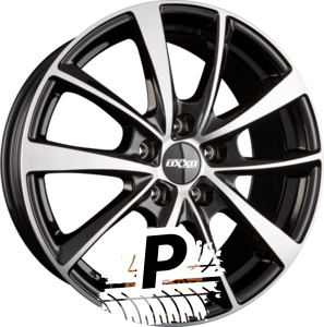 OXXO VIDORRA (OX18) Black - Black Polished 7.00 x 17 ET 38 4x100