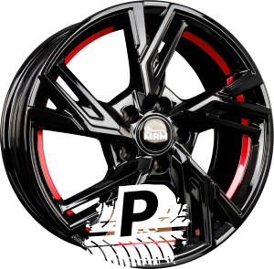 MAM MAM RS5 Black Painted Red Inside (BPRI) 7.50 x 17 ET 30.00 5x114.3