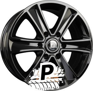 DIEWE WHEELS MAMMUT 6 NERO S - Schwarz Glanz 8.00 x 18 ET 50.00 6x130