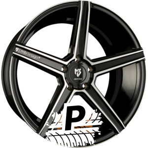 MB-DESIGN KV1 Glanzschwarz Poliert 10.00 x 22 ET 34.00 5x112