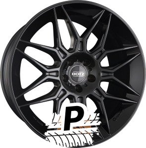 DOTZ LONGBEACH BLACK - Schwarz Glänzend 9.00 x 20 ET 38.50 5x108