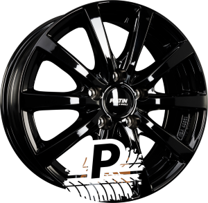 PLATIN P 69 Black Shiny 7.50 x 17 ET 55.10 5x120