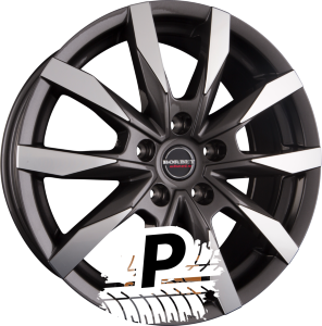 BORBET CW5 Mistral Anthracite Glossy Polished 6.00 x 16 ET 68.00 5x130 BORBET CW5 Mistral Anthracite Glossy Polished 6.00 x 16 ET 68.00 5x130