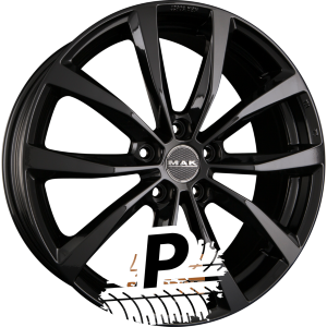 MAK WOLF Gloss Black 7.50 x 19 ET 50 5x114.3