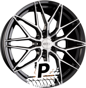 DOTZ SUZUKA DARK - Schwarz Frontpoliert 9.00 x 20 ET 30 5x120