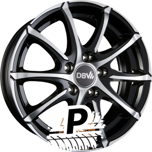 DBV TROPEZ Schwarz Front Poliert 6.50 x 16 ET 40.00 5x112