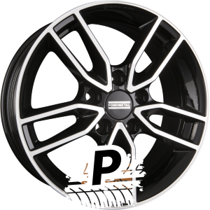 FONDMETAL KOROS Glossy Black Machined - Diamond Black 7.00 x 17 ET 40.00 5x100 FONDMETAL KOROS Glossy Black Machined - Diamond Black 7.00 x 17 ET 40.00 5x100