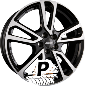 ALUTEC TORMENTA Diamant-Schwarz Frontpoliert 7.50 x 17 ET 36 5x112