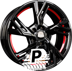 MAM MAM RS5 Black Painted Red Inside (BPRI) 8.50 x 19 ET 35.00 5x120