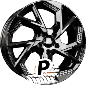 DEZENT AP BLACK - Schwarz Glänzend 6.00 x 16 ET 45.00 5x100