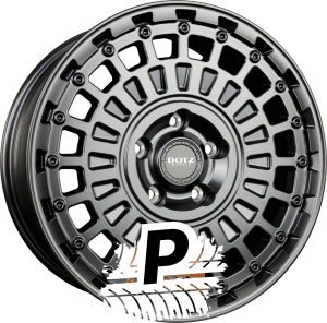 DOTZ Wheels TALARA BLACK - Schwarz Matt 8.00 x 18 ET 20.00 6x139.7