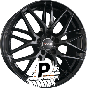 AVUS Racing AF19 Black 7.50 x 17 ET 45.00 5x108 AVUS Racing AF19 Black 7.50 x 17 ET 45.00 5x108