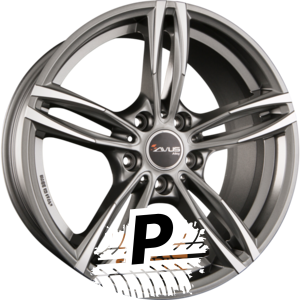 AVUS Racing AC-MB3 Anthracite Polished 8.50 x 18 ET 37.00 5x120