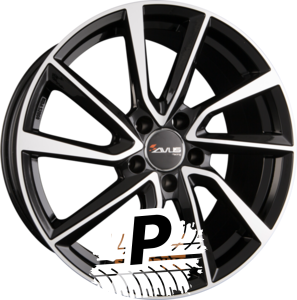 AVUS Racing AC-518 Black Polished 7.50 x 17 ET 45 5x108 AVUS Racing AC-518 Black Polished 7.50 x 17 ET 45 5x108