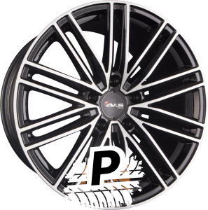 AVUS Racing AC-M08 Black Polished 9.00 x 20 ET 26.00 5x112