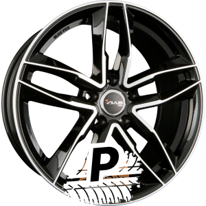AVUS Racing AF16 Black Polished 10.00 x 21 ET 20.00 5x112