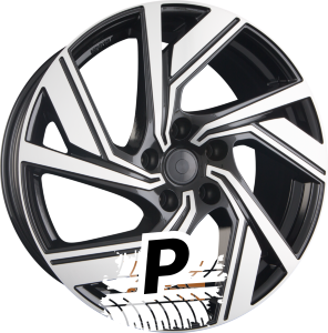 AVUS Racing AC-521 Black Polished 8.50 x 19 ET 48.00 5x112