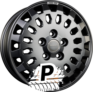 MAK OVERLAND Matt Black 6.50 x 16 ET 65.00 5x118 MAK OVERLAND Matt Black 6.50 x 16 ET 65.00 5x118