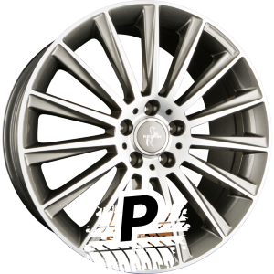 KESKIN KT18 TURBO Palladium Front Polish (PFP) 7.00 x 17 ET 35 5x120