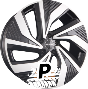 MAK ELECTRA Black Mirror Face 8.50 x 21 ET 40.00 5x112