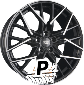MM-CONCEPTS MM06 Black Polished 8.50 x 19 ET 25.00 5x112