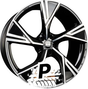 MAK STARK Black Mirror Face 10.00 x 23 ET 18.00 5x112 MAK STARK Black Mirror Face 10.00 x 23 ET 18.00 5x112