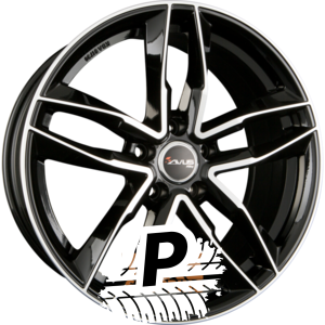 AVUS Racing AF16 Black Polished 9.00 x 20 ET 33.00 5x112