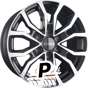 DEZENT KC DARK - Schwarz Frontpoliert 7.50 x 18 ET 45.00 6x139.7