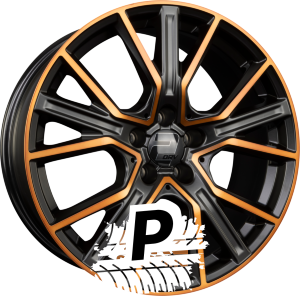 2DRV by WHEELWORLD WH34 Schwarz Kupfer Hochglanzpoliert (SKP+) 8.50 x 20 ET 40.00 5x112