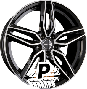 GMP Italia FASTEN Black Diamond 9.00 x 19 ET 48 5x112