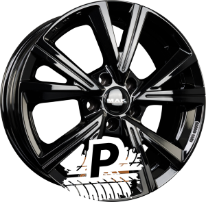 MAK QVARZ Gloss Black 7.00 x 17 ET 33.00 5x114.3