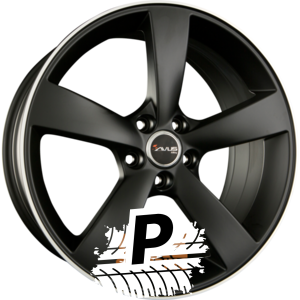 AVUS Racing AF10 Matt Black Polished 10.00 x 21 ET 50.00 5x112
