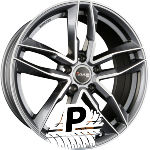 AVUS Racing AF16 Anthracite Polished 10.00 x 21 ET 30 5x112