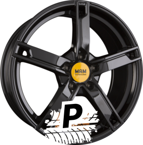 MAM MAM W4 Black Painted 7.00 x 17 ET 40 5x105