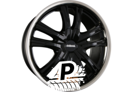 DELTA 4x4 LANDER 12 shiny black mit edelstahl-felgenhorn 9.00 x 22 ET 45.00 5x108 DELTA 4x4 LANDER 12 shiny black mit edelstahl-felgenhorn 9.00 x 22 ET 45.00 5x108