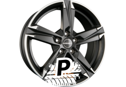 BORBET T10 Matt Schwarz Poliert 7.00 x 17 ET 50.00 5x114.3